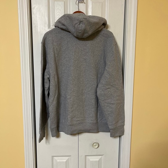 Levi's Large Logo Pullover Hoodie Sweatshirt Gray Size Large - Picture 4 of 5